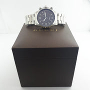  Shop Authentic Gucci G Timeless Chronograph Grey Dial Silver Steel Strap Watch For Men -  YA126238 - Luxxuri