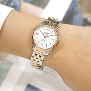  Shop Authentic Tissot Le Locle Automatic Small Lady Silver Dial Two Tone Steel Strap Watch For Women - T41.2.183.33 - Luxxuri