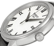  Shop Authentic Tissot T Classic Carson White Dial Black Leather Strap Watch for Men - T085.410.16.013.00 - Luxxuri