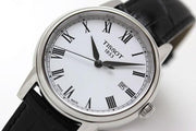  Shop Authentic Tissot T Classic Carson White Dial Black Leather Strap Watch for Men - T085.410.16.013.00 - Luxxuri