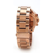  Shop Authentic Marc Jacobs Rock Chronograph Mother of Pearl Red Dial Rose Gold Steel Strap Unisex Watch - MBM3251 - Luxxuri