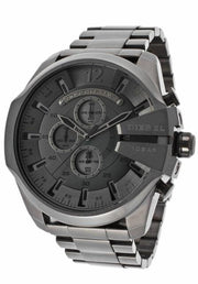  Shop Authentic Diesel Mega Chief Chronograph Grey Dial Gunmetal Men's Watch - DZ4282 - Luxxuri
