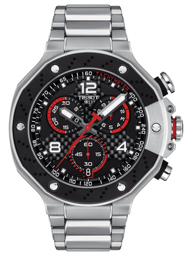 Shop Authentic Tissot T Race Moto GP Limited Edition Chronograph Black Dial Silver Steel Strap Watch for Men - T141.417.11.057.00 - Luxxuri
