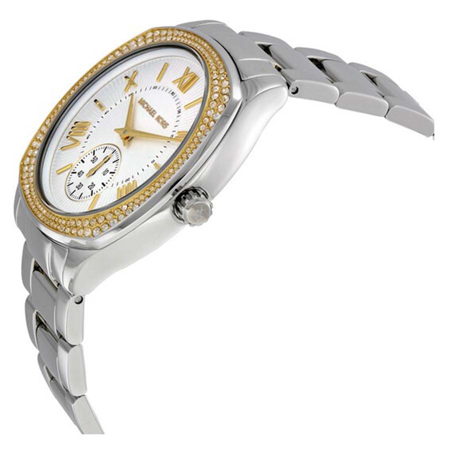  Shop Authentic Michael Kors Bryn Silver Dial Silver Steel Strap Watch For Women - MK6277 - Luxxuri