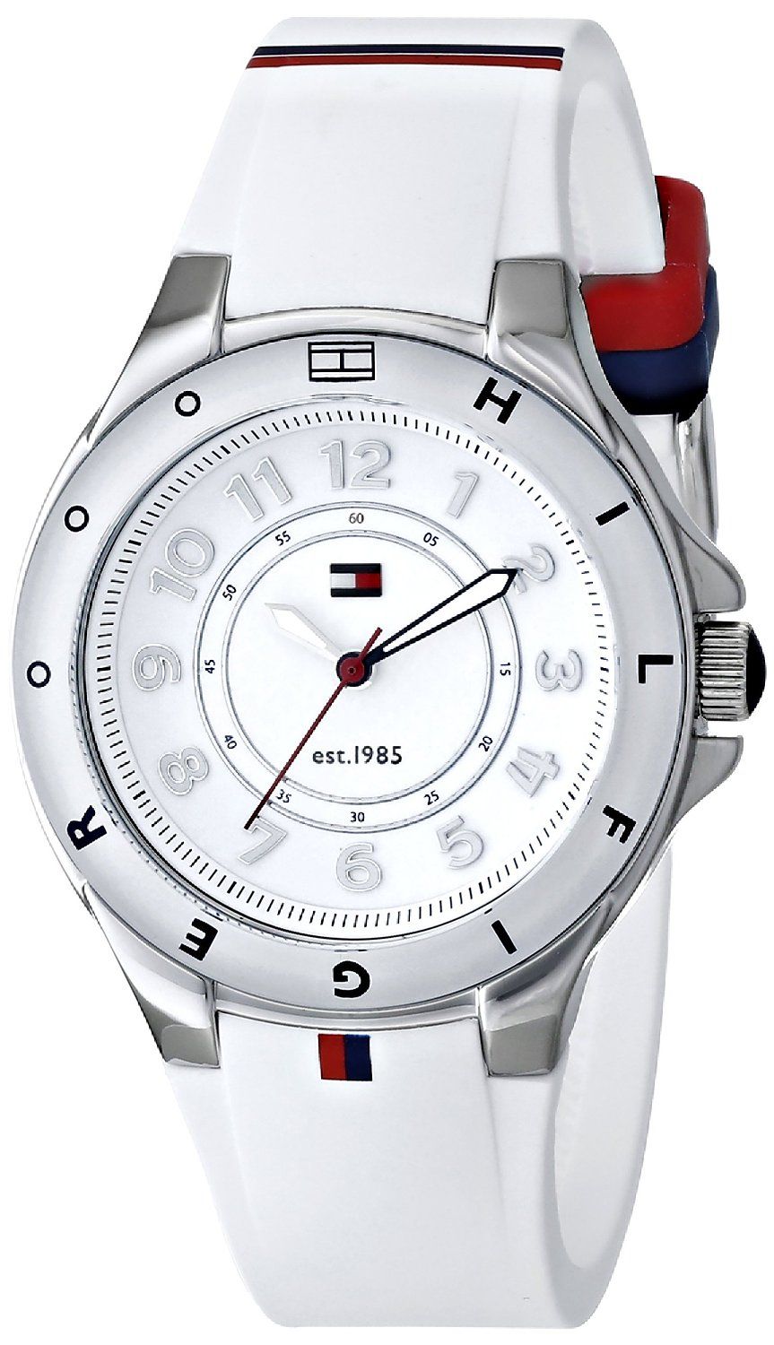  Shop Authentic Tommy Hilfiger White Dial White Rubber Strap Watch for Women - 1781271 - Luxxuri