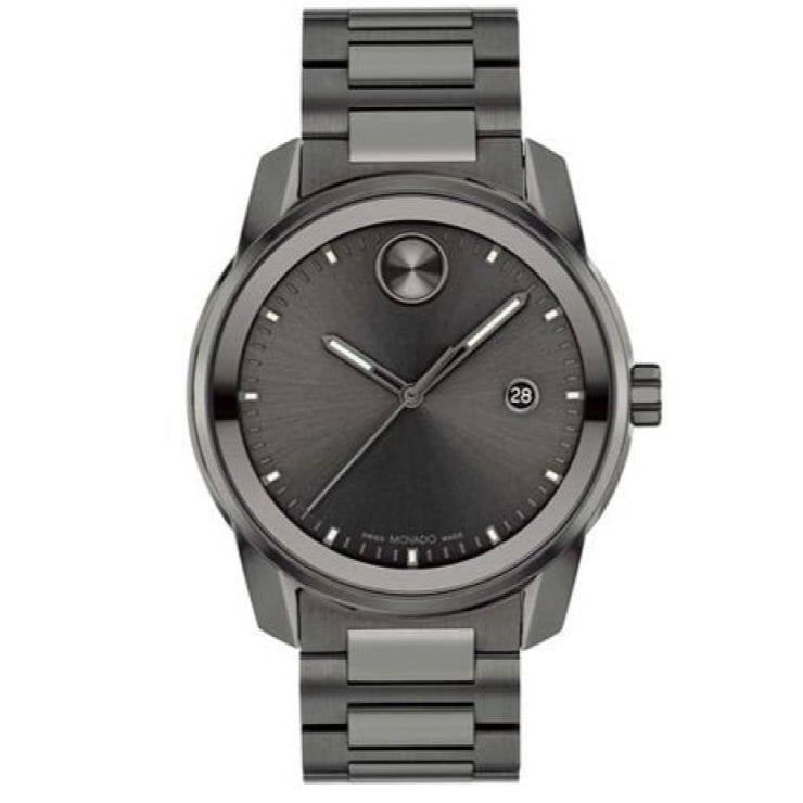  Shop Authentic Movado Bold Verso Grey Dial Grey Steel Strap Watch for Men - 3600860 - Luxxuri