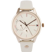  Shop Authentic Tommy Hilfiger Brooke Quartz White Dial Cream Leather Strap Watch for Women  - 1782022 - Luxxuri