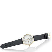  Shop Authentic Tommy Hilfiger Hunter White Dial Black Leather Strap Watch for Men - 1791606 - Luxxuri