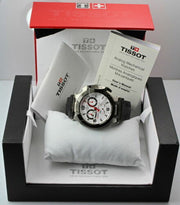  Shop Authentic Tissot T Race Chronograph White Dial Black Rubber Strap Watch for Men - T048.417.27.037.00 - Luxxuri
