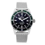  Shop Authentic Breitling Superocean Heritage 42mm Chronograph Green Bezel Mens Watch - A1732136 - Luxxuri