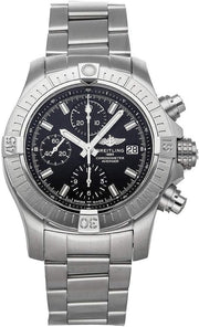  Shop Authentic Breitling Avenger Chronograph 43 Black Dial Silver Steel Strap Watch for Men - A13385101B1A1 - Luxxuri
