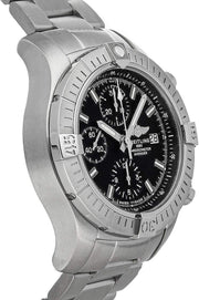  Shop Authentic Breitling Avenger Chronograph 43 Black Dial Silver Steel Strap Watch for Men - A13385101B1A1 - Luxxuri