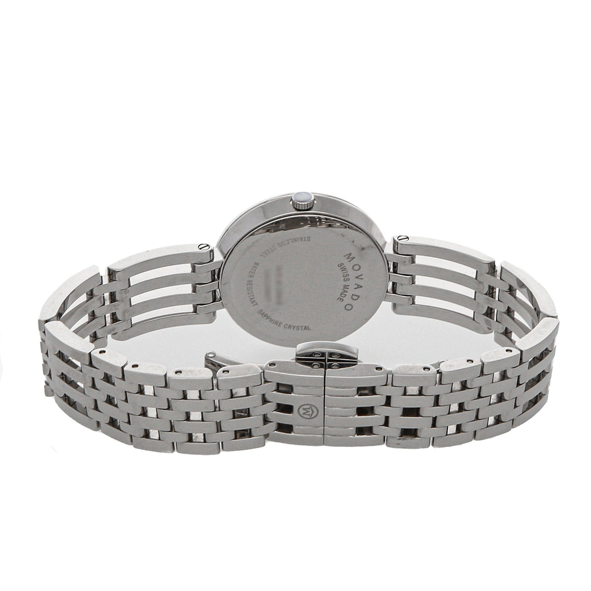  Shop Authentic Movado Esperanza 63 Diamonds Black Dial Silver Steel Strap Watch For Women - 0607052 - Luxxuri