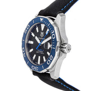  Shop Authentic Tag Heuer Aquaracer Calibre 5 Automatic Black Dial Black Nylon Strap Watch for Men - WAY211B.FC6363 - Luxxuri