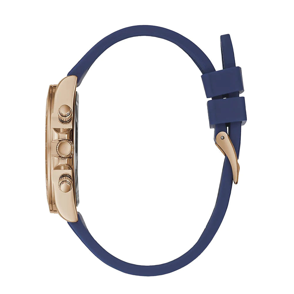  Shop Authentic Guess Eclipse White Dial Blue Rubber Strap Watch for Women - GW0315L2 - Luxxuri