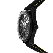  Shop Authentic Tag Heuer Aquaracer Calibre 5 Automatic Black Dial Black Nylon Strap Watch for Men - WAY218A.FC6362 - Luxxuri