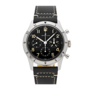  Shop Authentic Breitling Avi Ref. 765 1953 Re-Edition Black Dial Black Leather Strap Watch for Men - AB0920131B1X1 - Luxxuri