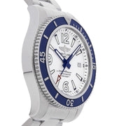  Shop Authentic Breitling Superocean 42mm White Dial Silver Steel Strap Watch for Men - A17366D81A1A1 - Luxxuri