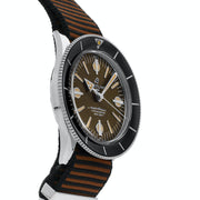  Shop Authentic Breitling Superocean Heritage '57 Outerknown Brown Dial Brown NATO Strap Watch for Men - A103703A1Q1W1 - Luxxuri