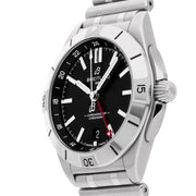  Shop Authentic Breitling Chronomat GMT 40 Automatic Black Dial Silver Steel Strap Watch for Men - A32398101B1A1 - Luxxuri