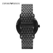  Shop Authentic Emporio Armani Automatic Multifunction Black Dial Black Mesh Bracelet Watch For Men - AR60025 - Luxxuri