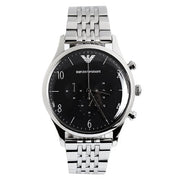  Shop Authentic Emporio Armani Beta Chronograph Black Dial Steel Strap Watch For Men - AR1863 - Luxxuri