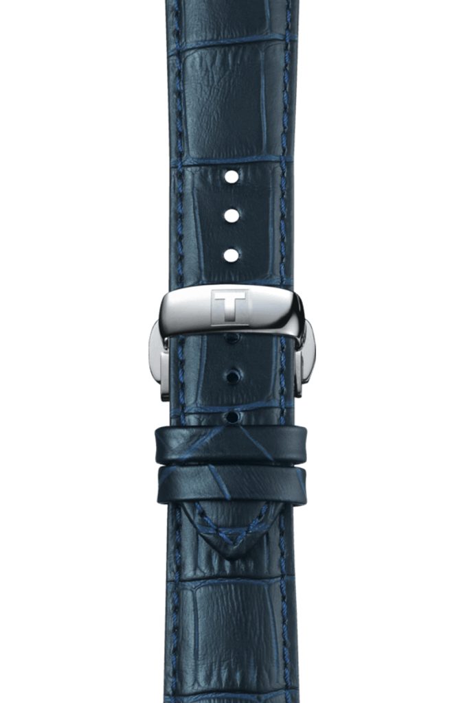  Shop Authentic Tissot Chemin Des Tourelles Powermatic 80 Blue Dial Blue Leather Strap Watch for Men - T099.407.16.047.00 - Luxxuri