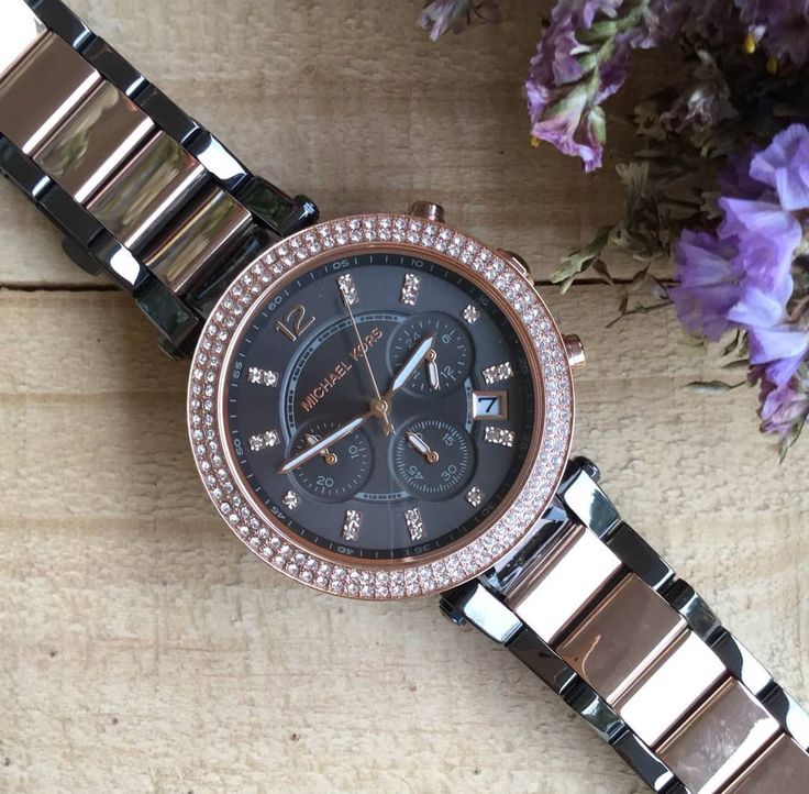  Shop Authentic Michael Kors Parker Chronograph Grey Dial Two Tone Steel Strap Watch For Women - MK6440 - Luxxuri