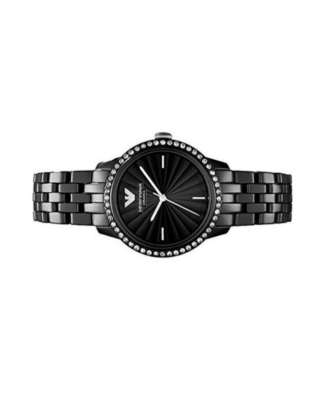  Shop Authentic Emporio Armani Ceramica Crystals Black Dial Black Ceramic Strap Watch For Women - AR1478 - Luxxuri