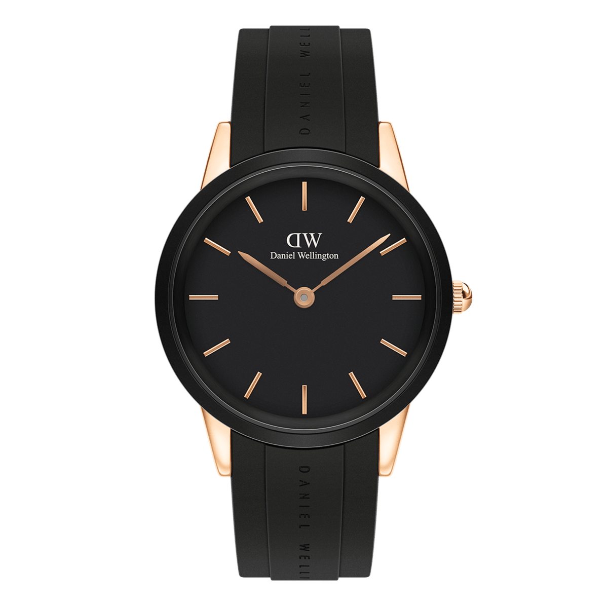  Shop Authentic Daniel Wellington Iconic Motion Black Dial Black Rubber Strap Watch For Men - DW00100425 - Luxxuri