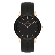  Shop Authentic Daniel Wellington Iconic Motion Black Dial Black Rubber Strap Watch For Men - DW00100425 - Luxxuri