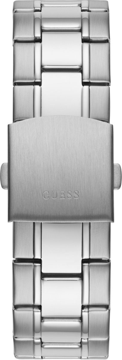  Shop Authentic Guess Commander Chronograph Black Dial Silver Steel Strap Watch for Men - GW0056G1 - Luxxuri