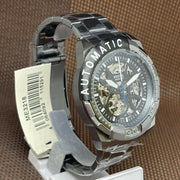  Shop Authentic Fossil Bronson Automatic Skeleton Black Dial Grey Steel Strap Watch for Men - ME3218 - Luxxuri