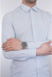  Shop Authentic Fossil The Commuter Black Dial Silver Steel Strap Watch for Men - FS5399 - Luxxuri