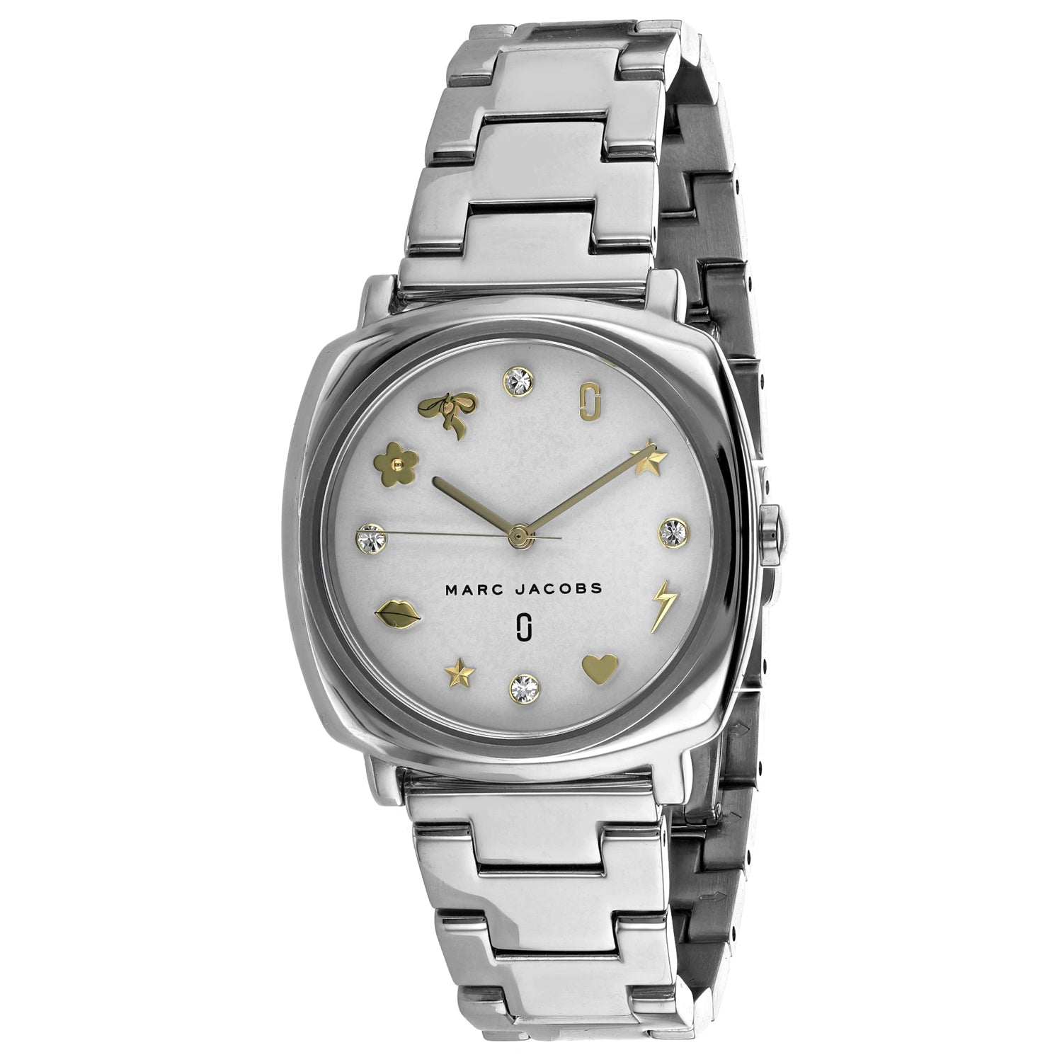  Shop Authentic Marc Jacobs Mandy Silver Dial Silver Steel Strap Watch for Women - MJ3572 - Luxxuri