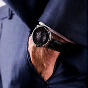  Shop Authentic Tissot Carson Premium Powermatic 80 Black Dial Black Leather Strap Watch For Men - T122.407.16.051.00 - Luxxuri
