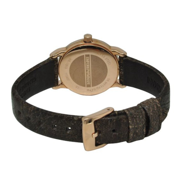  Shop Authentic Emporio Armani Classic Analog Grey Dial Brown Leather Strap Watch For Men - AR1813 - Luxxuri