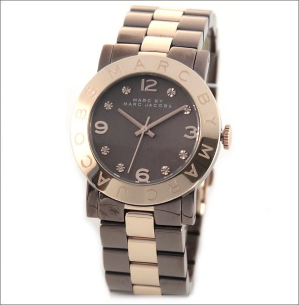  Shop Authentic Marc Jacobs Amy Grey Dial Two Tone Steel Strap Watch for Women - MBM3195 - Luxxuri