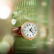  Shop Authentic Tissot Bellissima Small Lady Diamonds Silver Dial Brown Leather Strap Watch For Women - T126.207.66.113.00 - Luxxuri