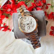  Shop Authentic Michael Kors Runway Silver Dial Two Tone Steel Strap Watch for Women - MK5315 - Luxxuri