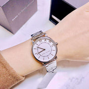  Shop Authentic Marc Jacobs Roxy White Dial Silver Steel Strap Watch for Women - MJ3521 - Luxxuri
