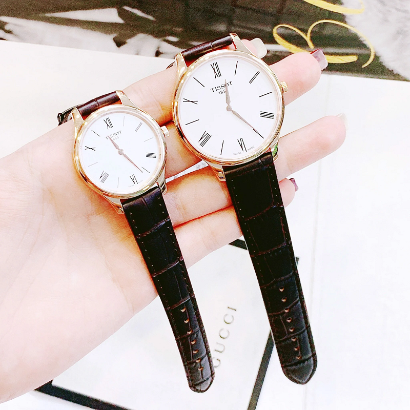  Shop Authentic Tissot Tradition 5.5 White Dial Brown Leather Strap Watch for Men - T063.409.36.018.00 - Luxxuri