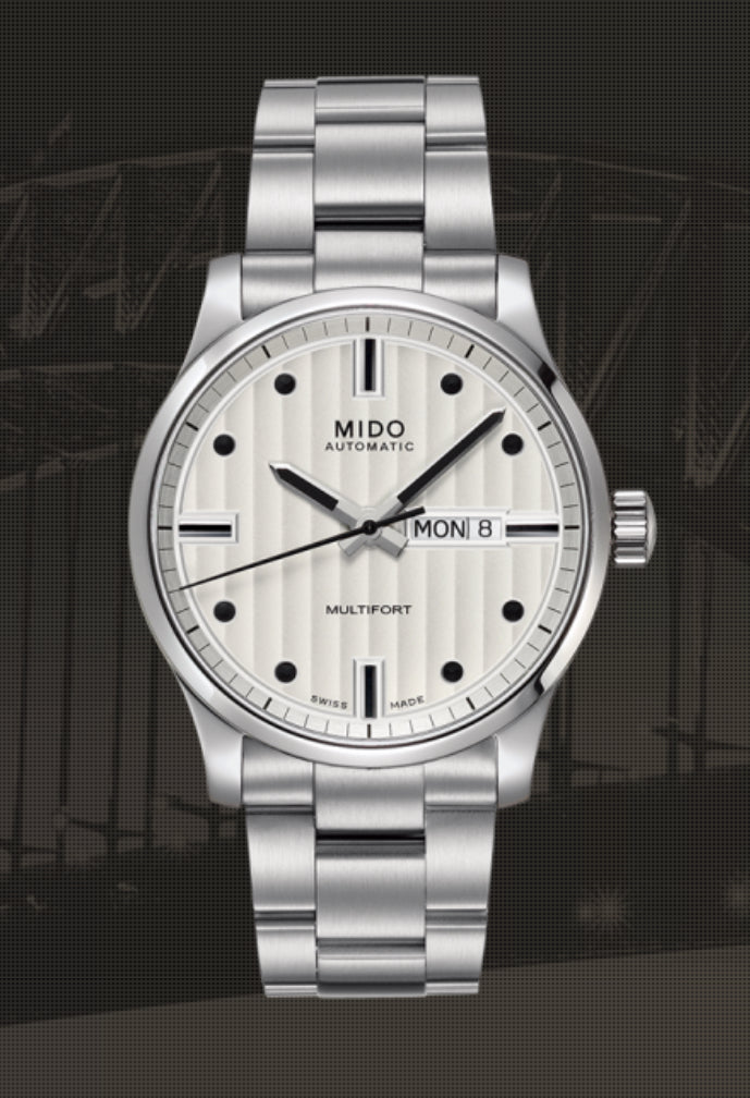  Shop Authentic Mido Multifort Automatic Silver Dial Silver Steel Strap Watch For Men - M005.430.11.031.80 - Luxxuri