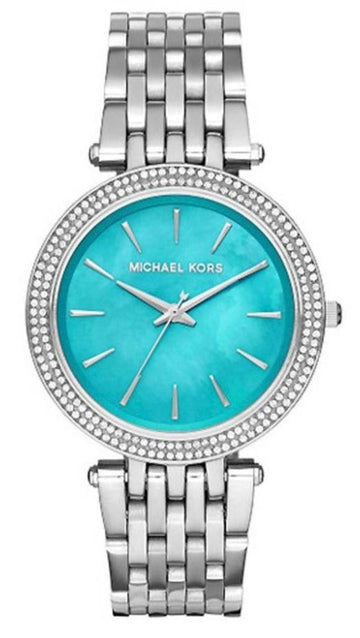  Shop Authentic Michael Kors Darci Mother of Pearl Blue  Dial Silver Steel Strap Watch for Women - MK3515 - Luxxuri