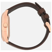  Shop Authentic Emporio Armani Meccanico White Skeleton Dial Brown Leather Strap Watch For Men - AR60005 - Luxxuri