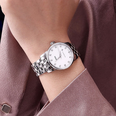  Shop Authentic Mido Baroncelli III Automatic Diamonds White Dial Silver Steel Strap Watch For Women - M7600.4.66.1 - Luxxuri