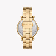  Shop Authentic Michael Kors Quartz Blue Dial Gold Steel Strap Watch for Men - MKO1048 - Luxxuri