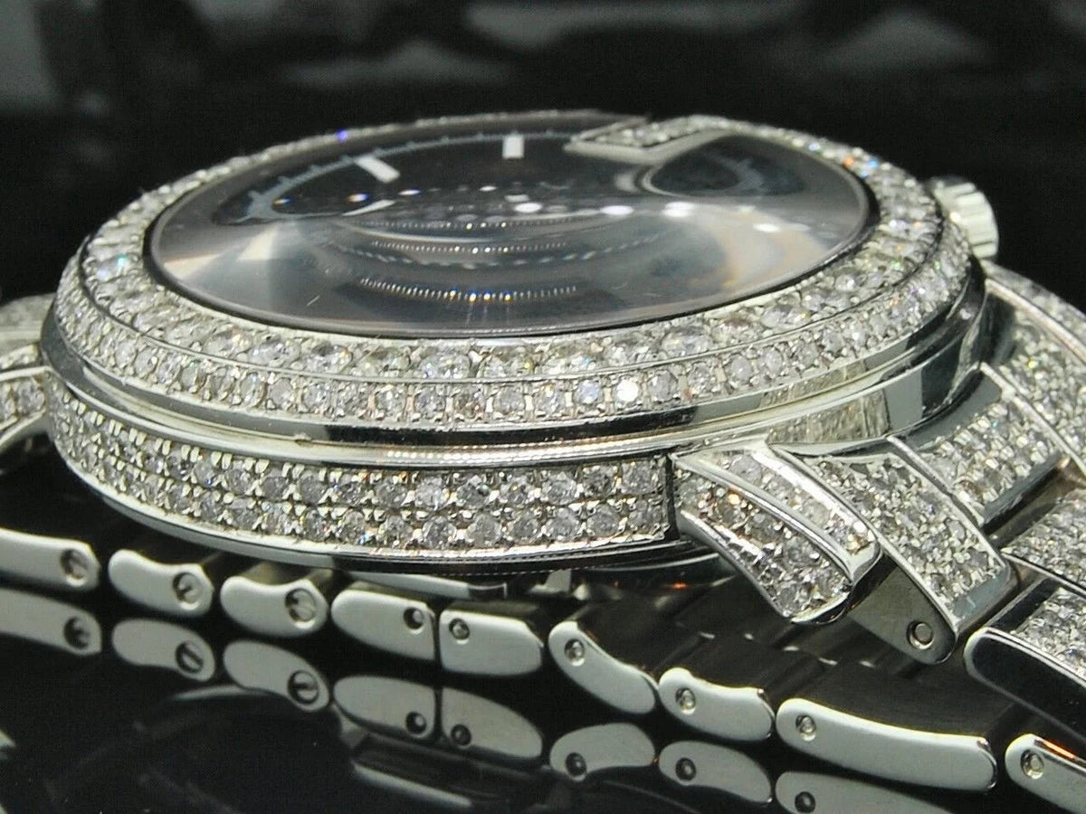  Shop Authentic Gucci G Chrono Diamonds Black Dial Silver Steel Strap Watch For Men - YA101324 - Luxxuri