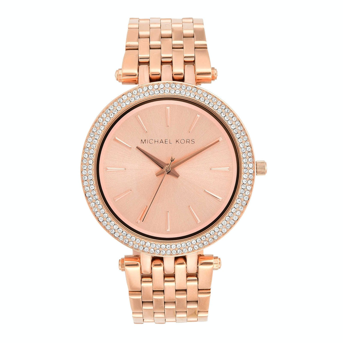  Shop Authentic Michael Kors Darci Rose Gold Dial with Diamonds Rose Gold Stainless Steel Strap Watch for Women - MK3192 - Luxxuri