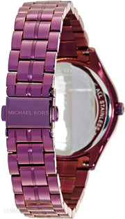  Shop Authentic Michael Kors Lauryn Black Dial Purple Steel Strap Watch for Women - MK3724 - Luxxuri